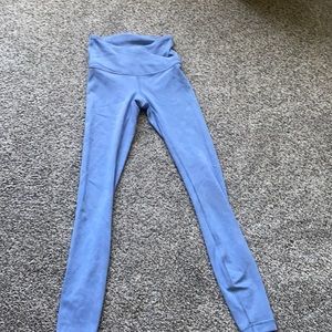 Blue lululemon crossover leggings